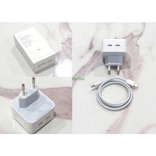 Charger 35w Type C Dual Charger Set + Type C to Light Cable Adapter 35 watt