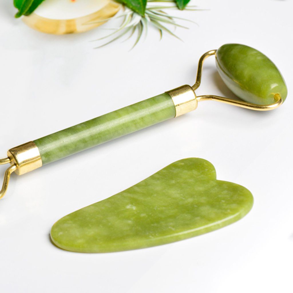 LF - Batu Guasha Face Massager - Jade Roller Guasha