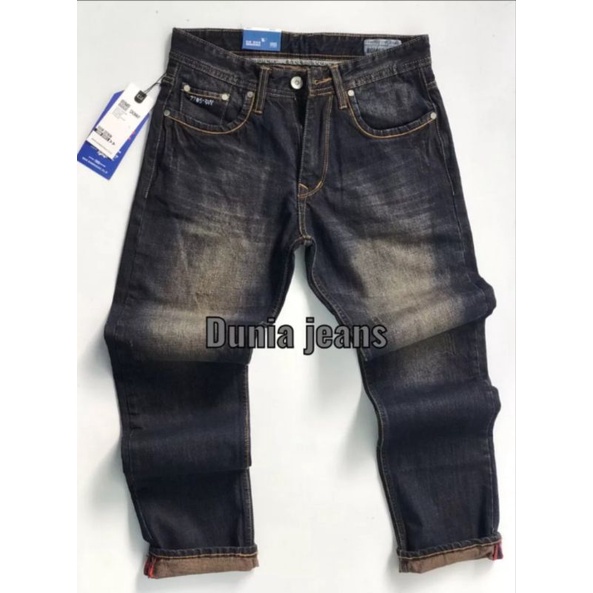 DJ // CELANA BOMBOGIE WISCHER BAHAN ORIGINAL JEANS