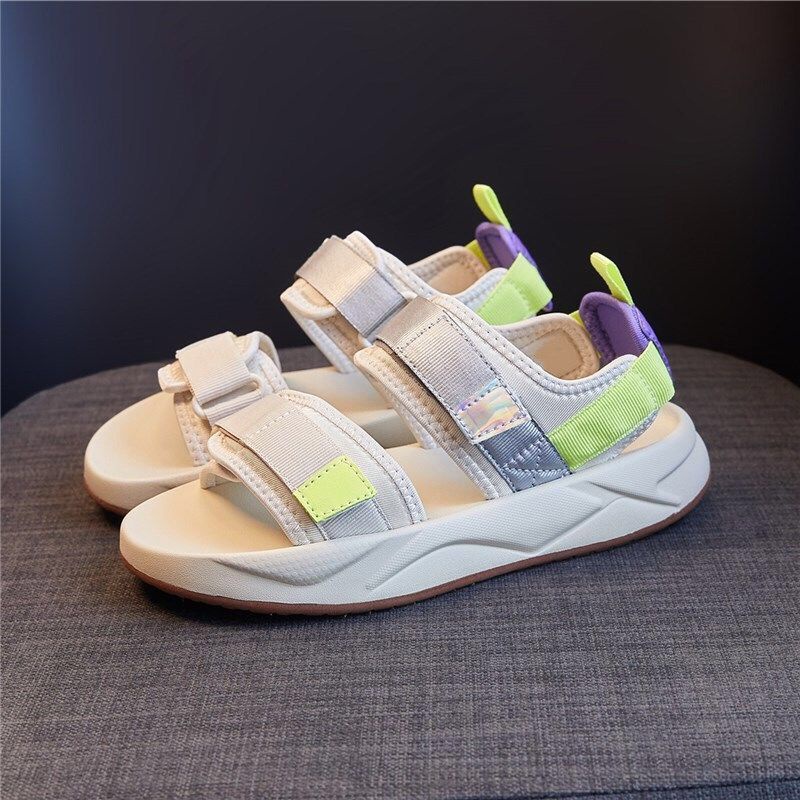 CUCI GUDANG Shoegallery TG1563 Sandal Gunung Wanita import Sandal Gunung Outdoor NEON