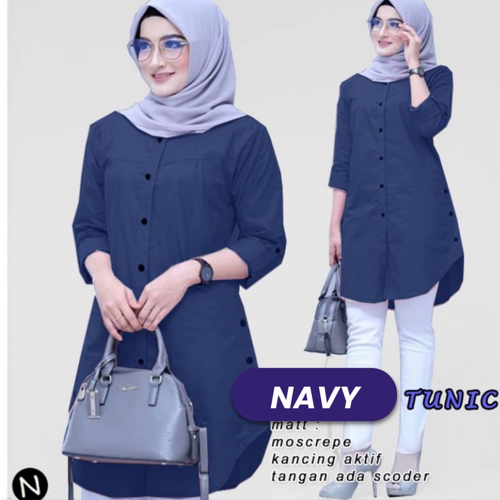 Shafira Tunik Navy XL