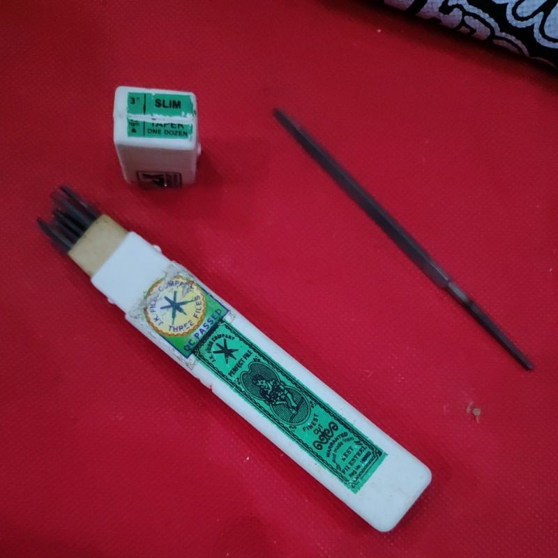 Kikir 3" slim JK Files company merk 3 kikir three files