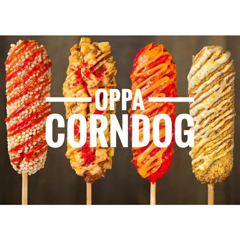 

CORNDOG OPPA / mozarella sosis coklat corndough