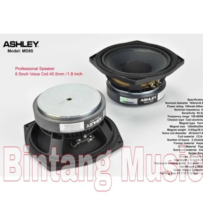 Speaker MD65 original Komponen Ashley MD65 Original speaker md65
