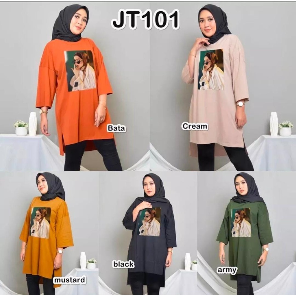 midi/Long Tunik Terbaru Long Tunik DM3 tunik wanita modern Long tunik import Long tunik kekinian Lon