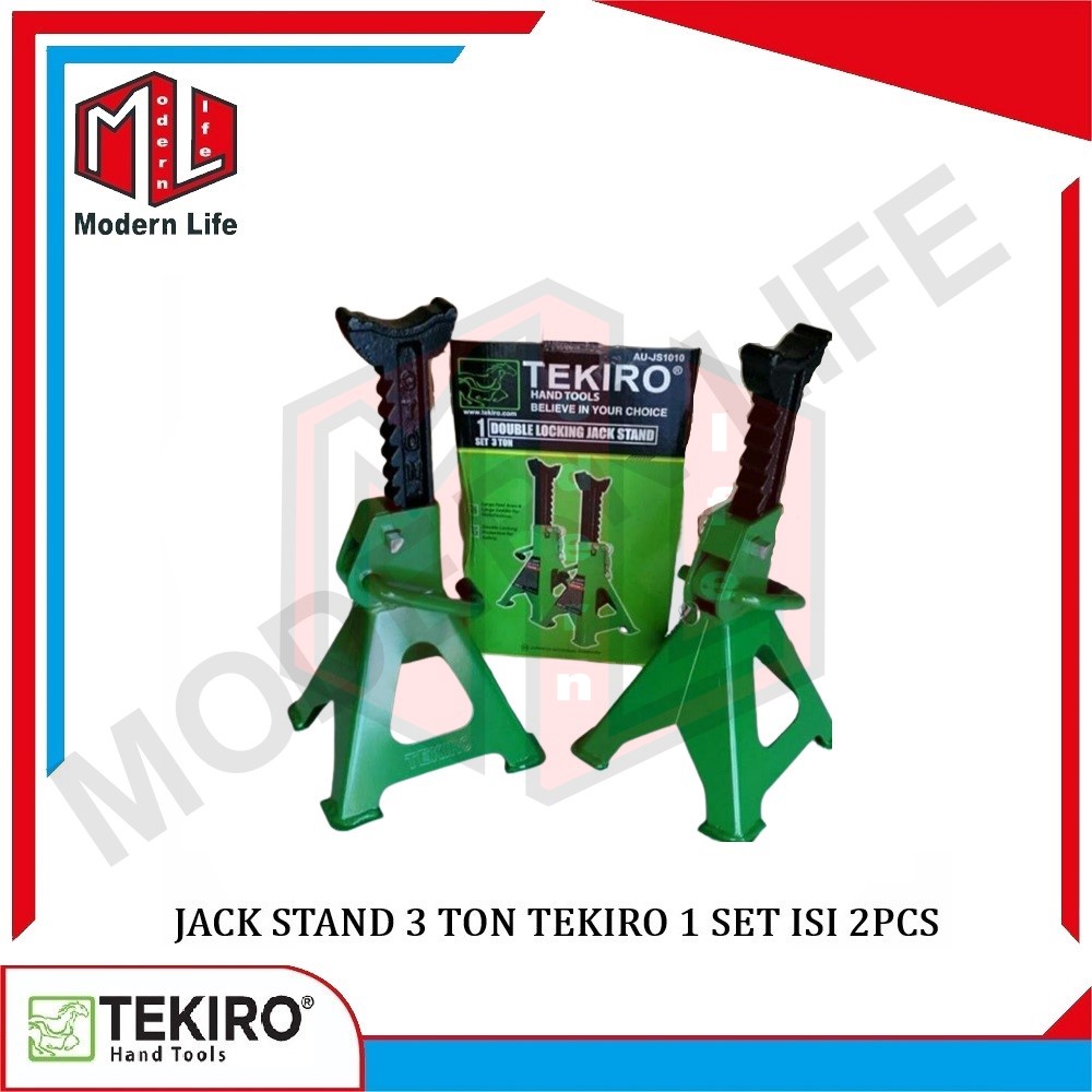 Jack Stand Tekiro 3 Ton / Tahanan Dongkrak 3Ton (1Set 2pcs) ORIGINAL