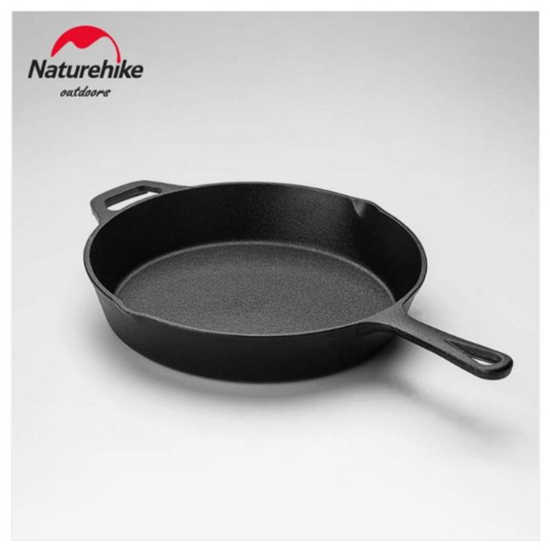 CAST IRON FRYING PAN 10 INCH NATUREHIKE NH20CJ018 []
