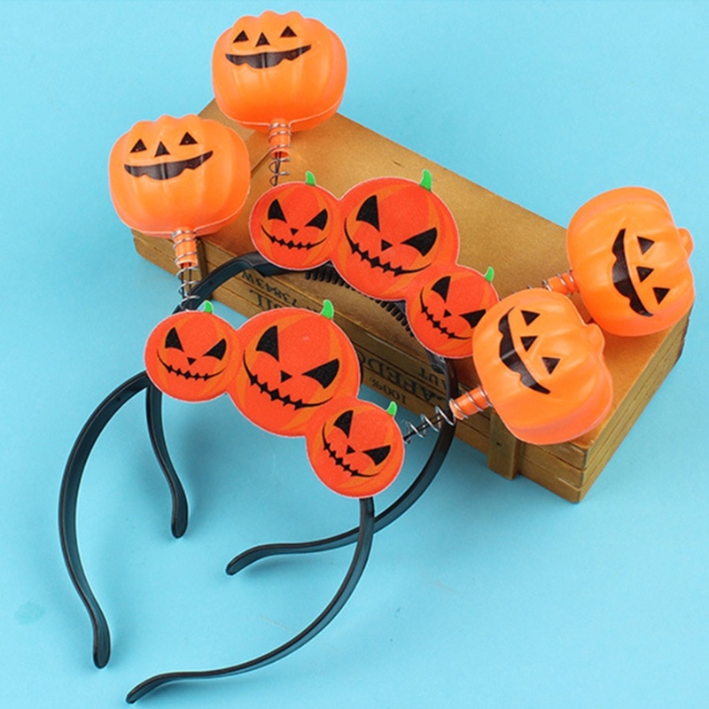 Bando Desain Labu Tengkorak Glowing Untuk Cosplay Halloween Anak