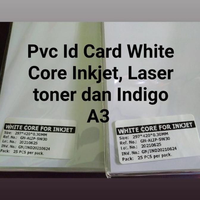 

KERTAS PVC ID CARD A3 INKJET WHITE CORE