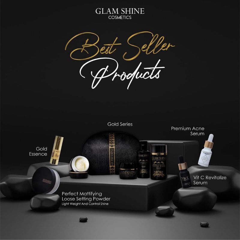 PAKET WAJAH GLAMSHINE GOLD