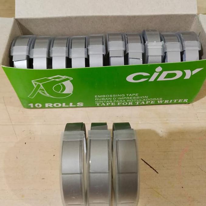 

[PRODUK 6AHYN] Cidy Emboss Label Tape QAC