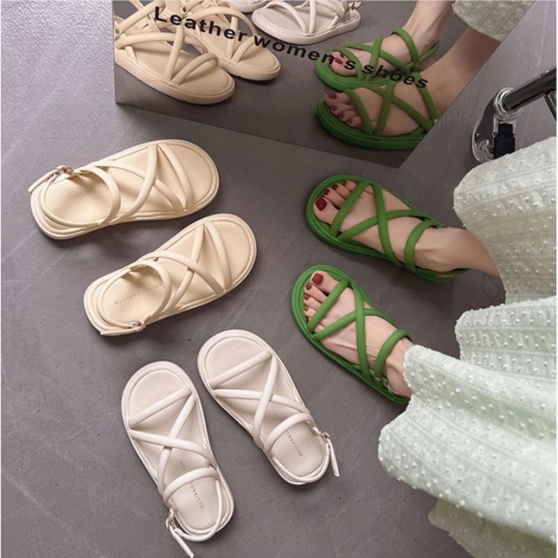 MYSTYLE Jeni Korea Design Sandal Tali Fashion Wanita Import