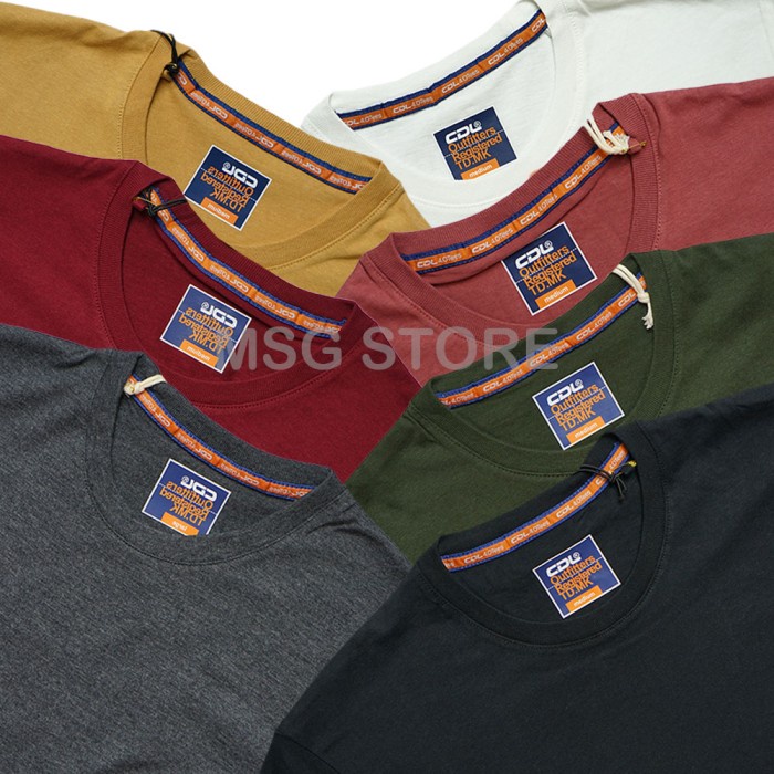 TERLARIS Cardinal CDL T-SHIRT - Kaos Polos Pria Cardinal CDL 100% ORIGINAL