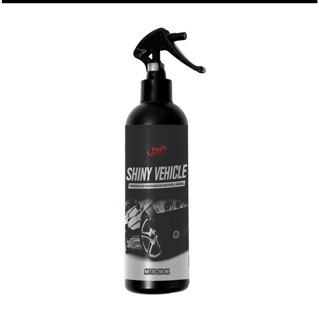 TOP SHINY VEHICLE Pengkilap Body Motor Mobil Poles Pengkilat Coating Wax Spray Pelindung Pelapis