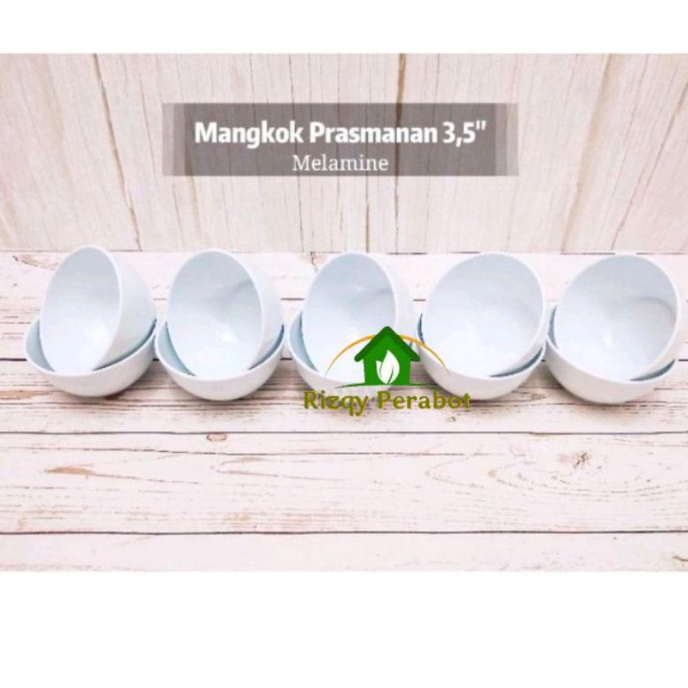 BIG SALE MANGKOK PRASMANAN PUTIH 3.5/ MANGKUK KECIL MELAMINE/ MANGKOK SUP / MANGKUK MINI / MURAH FRE