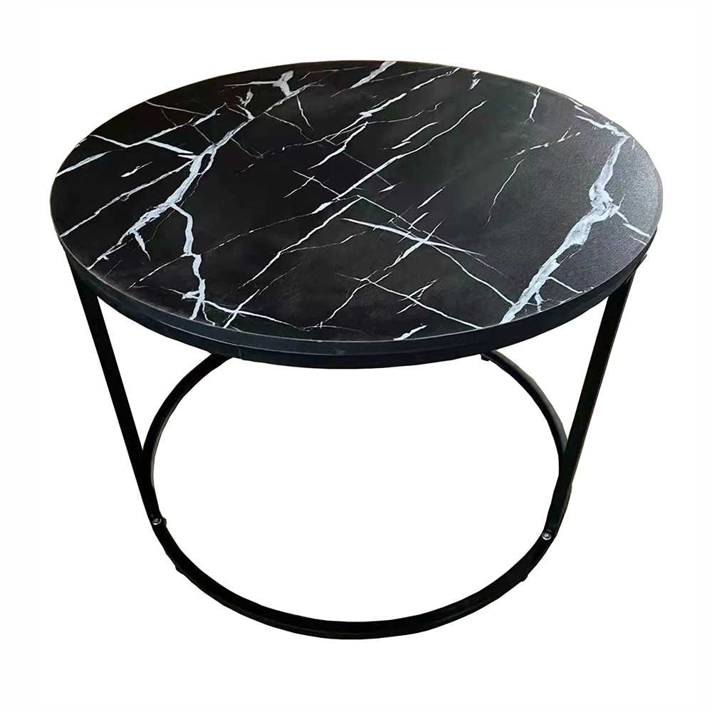 Geja Meja Sofa Side Table Marbel European Style Round - ND07