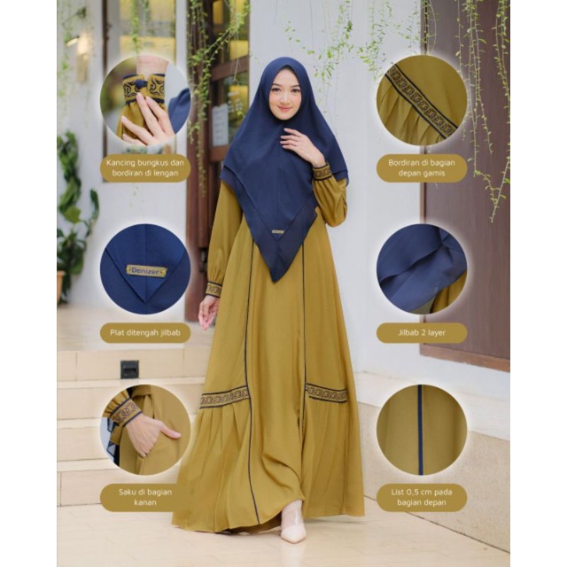 Gamis set Yumna by Denizer