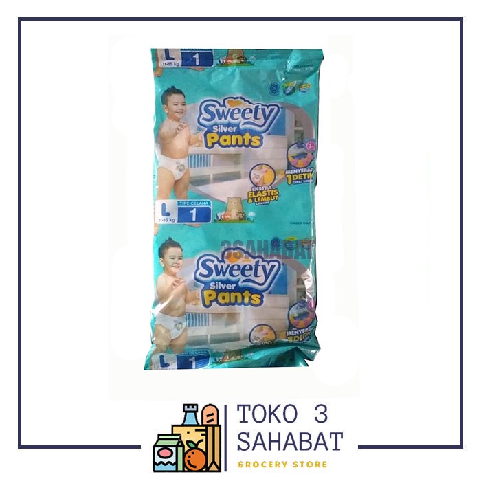 Sweety Silver Pants L