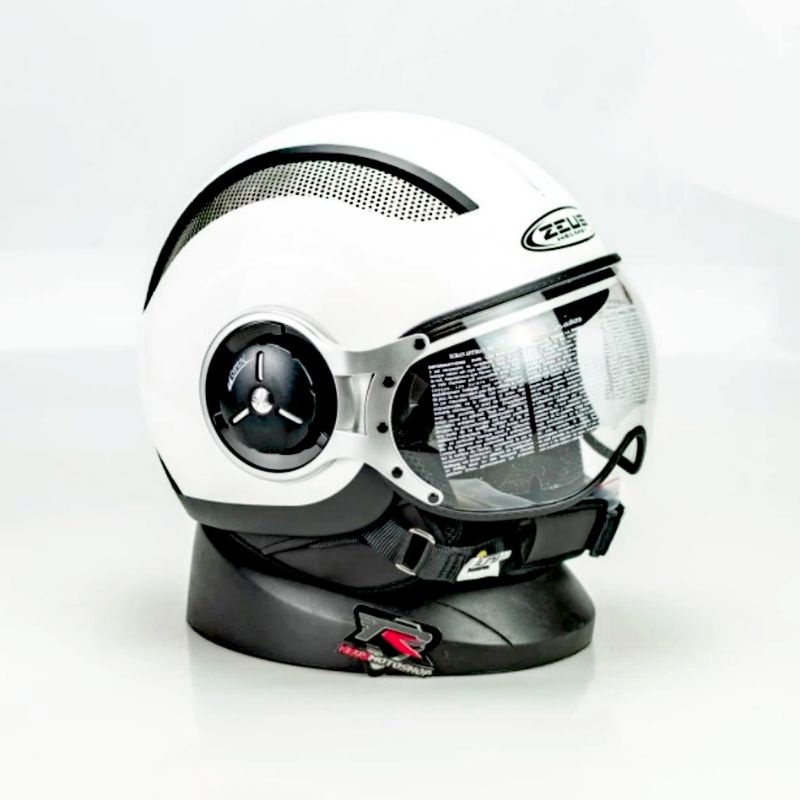 Helm Zeus 218 retro pilot - White