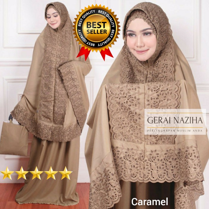 PROMO BISA COD MUKENA DEWASA Mukena Dewasa Siti Khadijah Fatimah Syahrini Bordir Katun Full KD - War