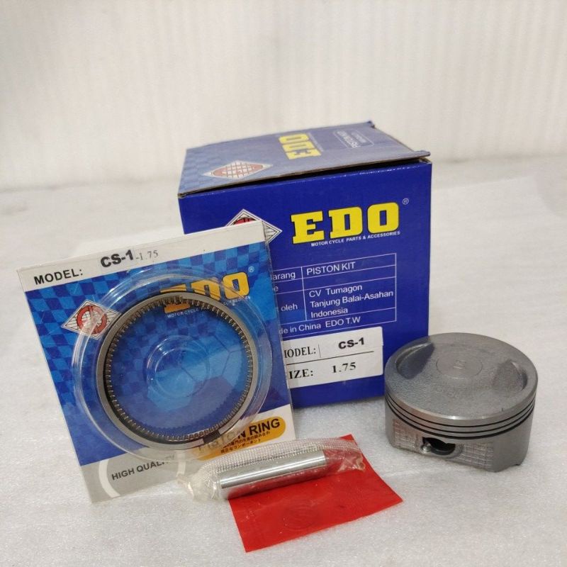 Seker Seher Piston Set Komplit Circlip Piston Ring oversize OS 1.75 Honda CS1 - cs 1 one - Sonic