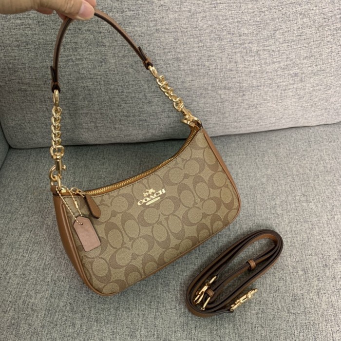 COC Crossbody Signature Brown Slingbag Women Fashion