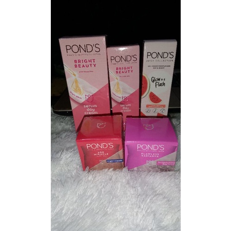 Pond's bright beauty serum cream/ Pond's cream semangka/Pond's age miracle/Pond's flawles