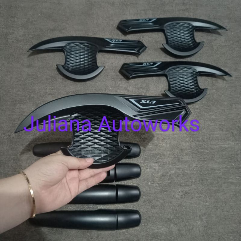 Paket mangkok Outer Handle pintu Trapesium style Hitam Ertiga XL7