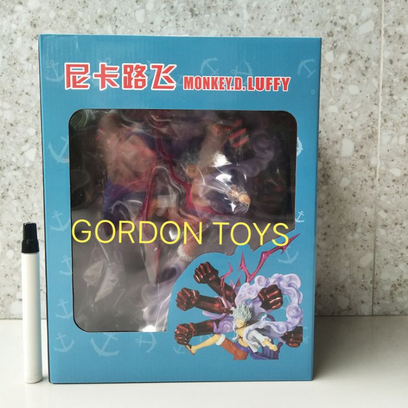 one piece monkey D luffy gear 5 nika sun god devil fruit awakening pvc statue new misb
