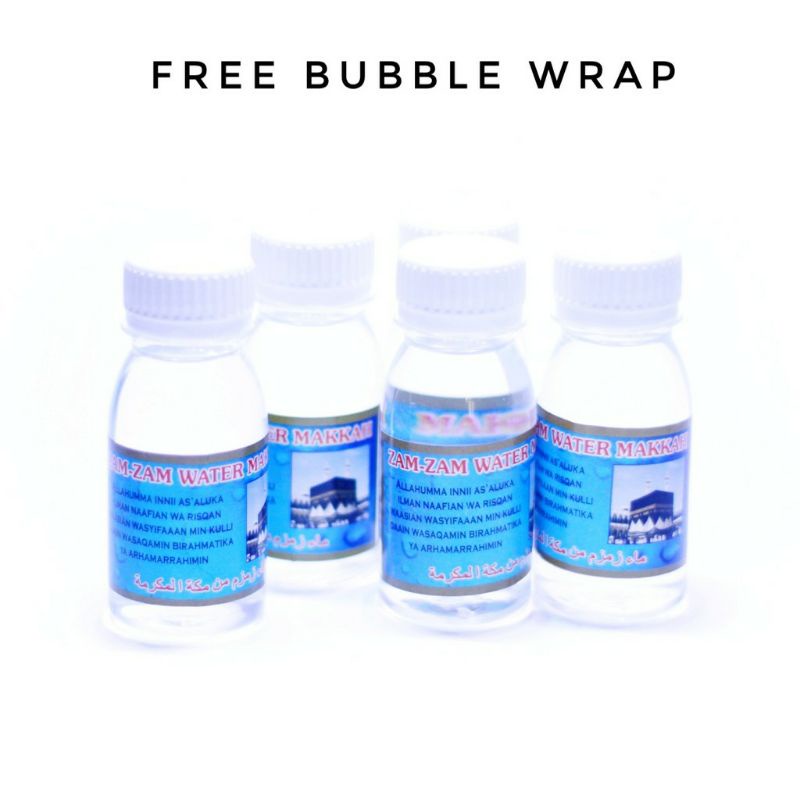 

Air Zam-Zam 80 ml Asli | oleh oleh haji&umroh