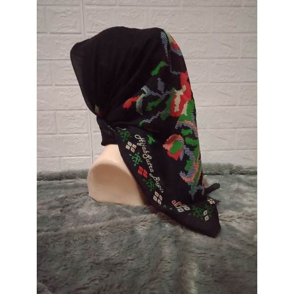 Hijab sutra Bugis Motif Lagosi Part 1