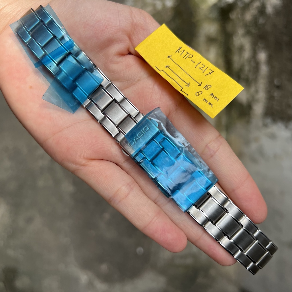 Strap tali jam tangan casio MTP-1217 original band MTP 1217