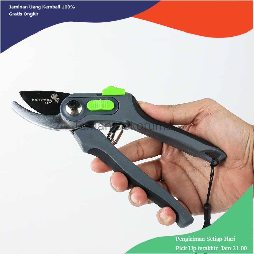 TD - TMN KNIFEZER Gunting Taman Ranting Tumbuhan Pruning Shear Scissors - 1020