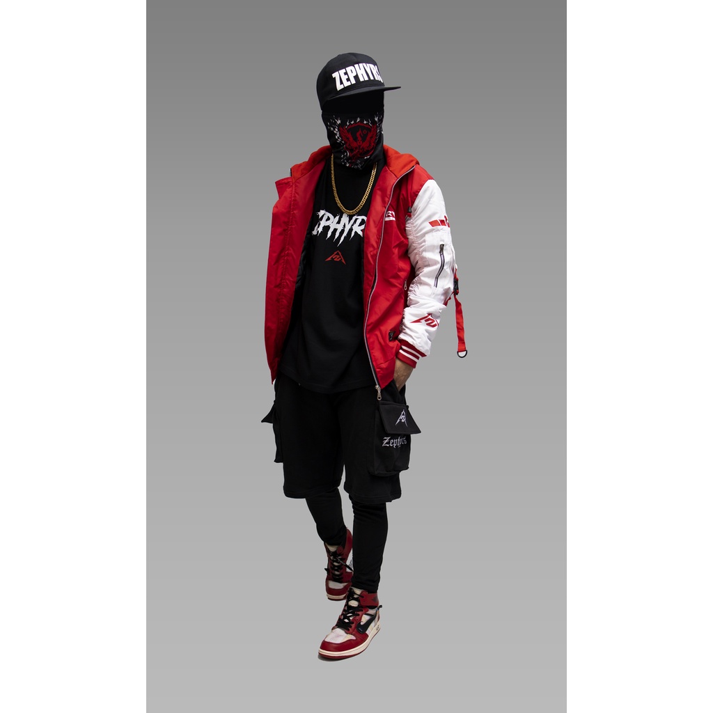 ZIPPER  CYBER STREET RED ZEPHYRS