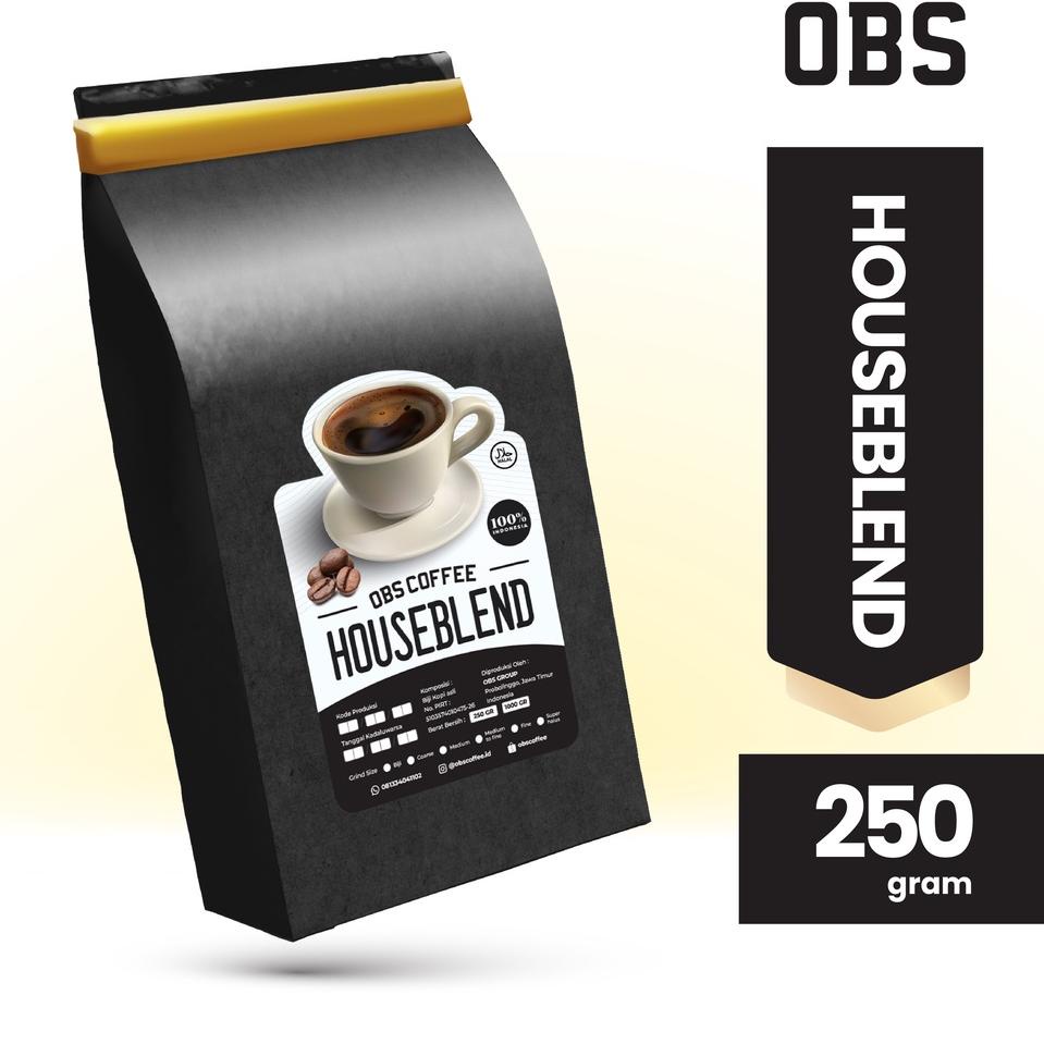 

FLASH SALE Kopi Houseblend 250 gram Biji/Bubuk | Arabika Robusta 250 gr | OBS Coffee House Blend 250gr ♪ 884