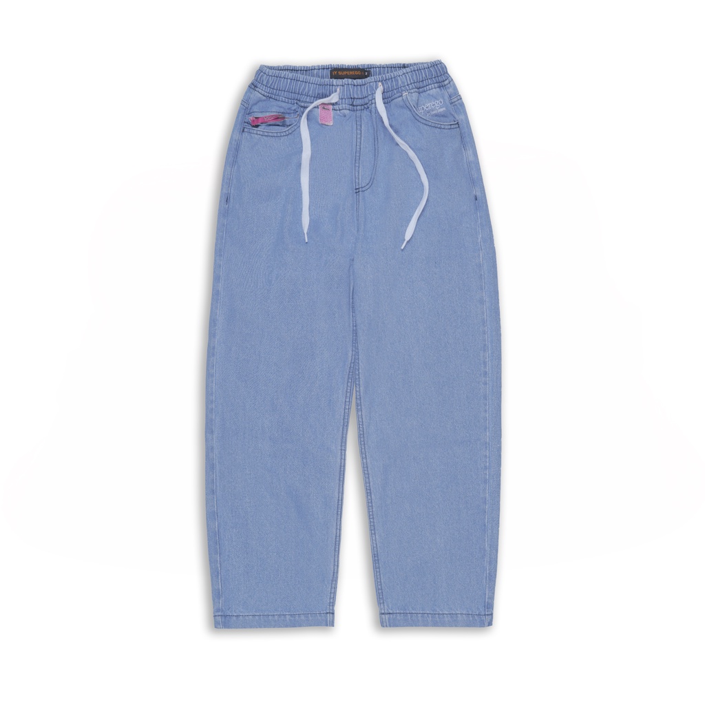 Superego Baggy Pants by Isser James Light Blue BIJ01