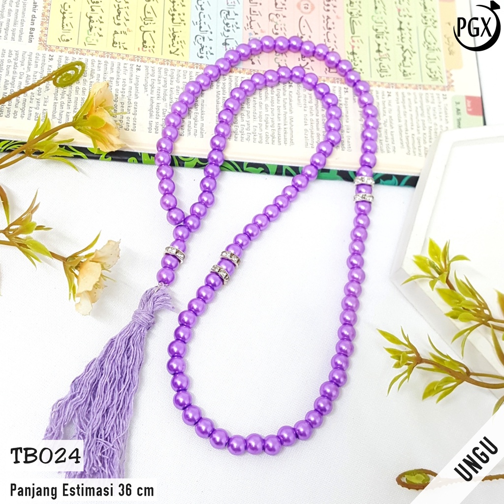 PGX Tasbih Mutiara / Kristal Mewah 99 Butir Fashion Muslim TB024