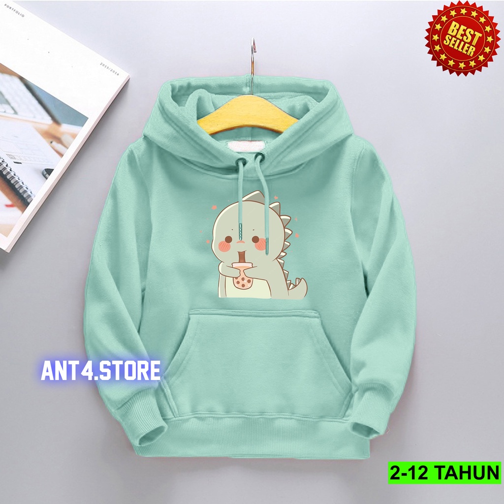 Hoodie DINO TERBARU  Anak Perempuan Laki Laki  / Hodie BEST SELLER Anak Usia 2 3 4 5 6 7 8 9 10 11 12 Tahun / Jaket Anak Perempuan