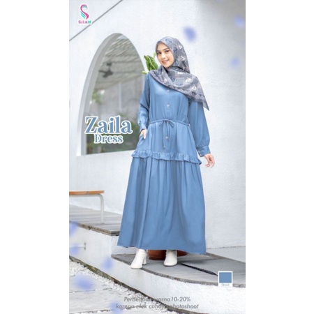 GAMIS DRESS ZAILA BY SITA READY STOCK