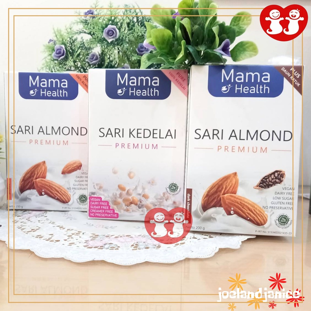 Mama Health Susu Sari Almond Premium/ Pelancar ASI Booster 200g