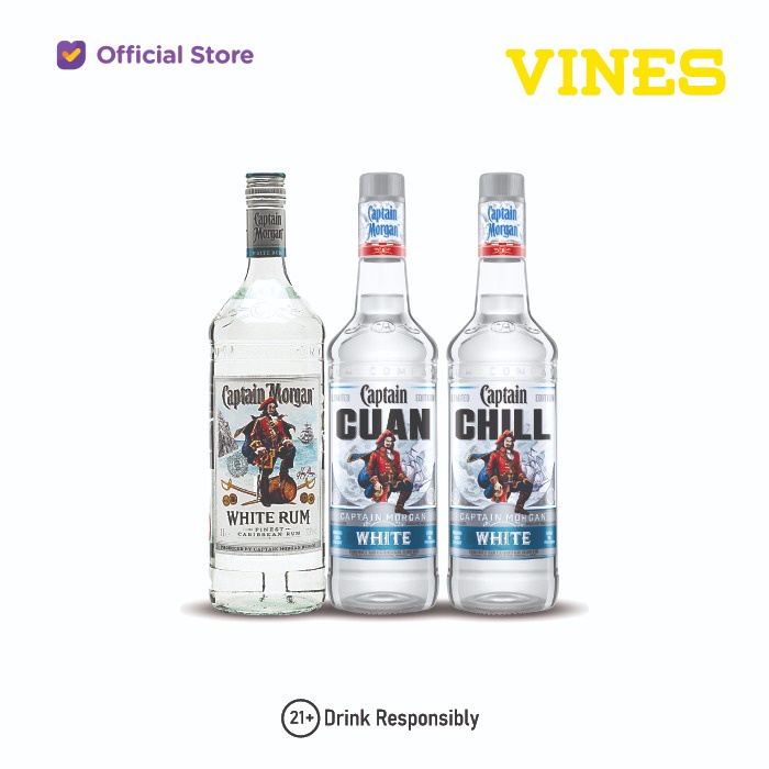 Captain Morgan White Rum 750ml