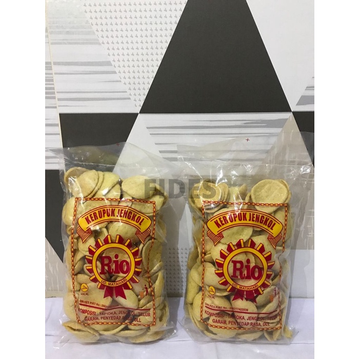 

NEW Kerupuk Rasa JENGKOL RIO +- 200 gram - Gurih Enak Mantap Renyah