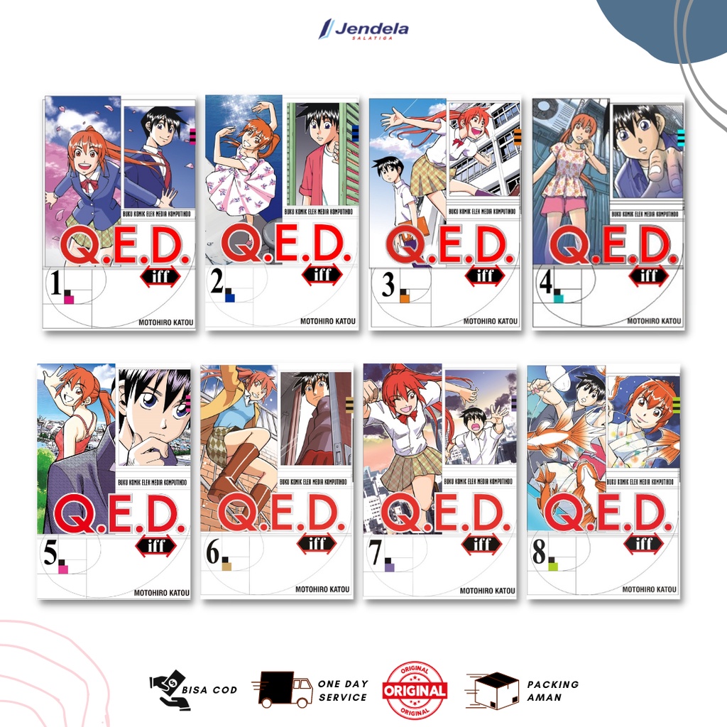 Jual Komik Q E D Qed Iff By Motohiro Katou Seri 1 8 Shopee Indonesia