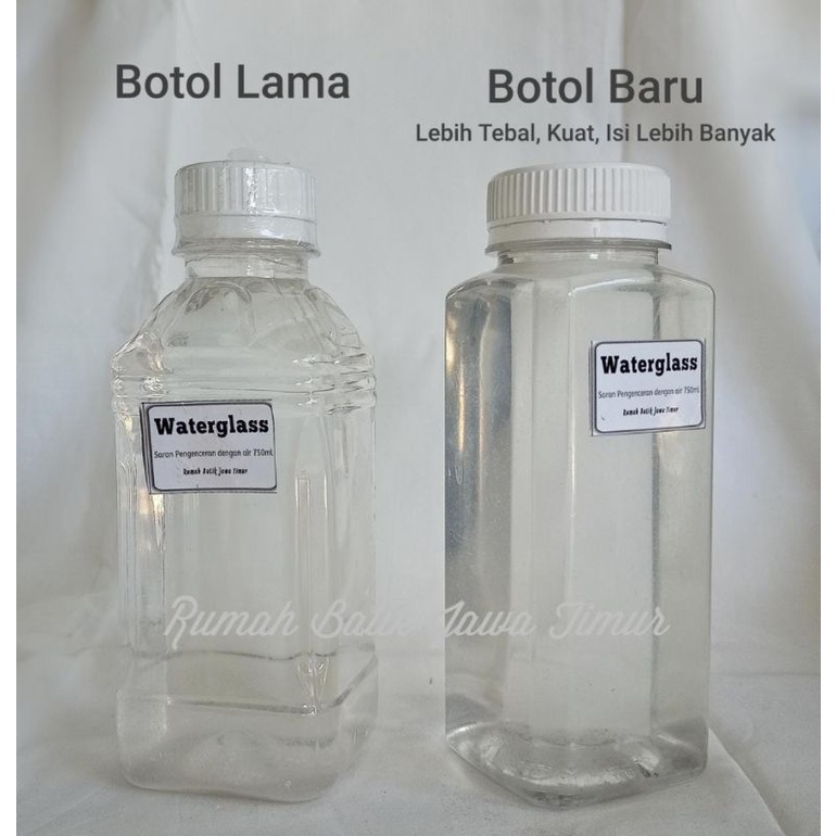 WATERGLASS 400 gram PACKING EXTRA (280ml) lem penguat warna tie dye be40