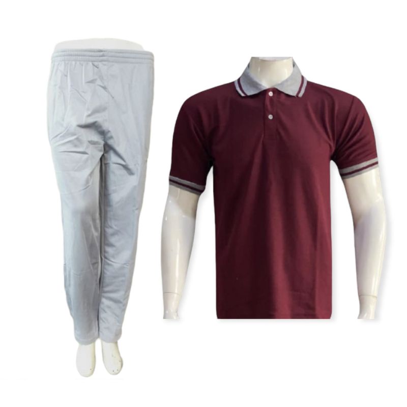 STELAN KAOS TRENING LENGAN PENDEK SENAM/SERAGAM KOMUNITAS PRIA/WANITA