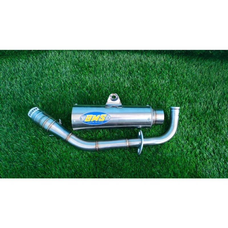 knalpot satu set bms full stanlish untuk motor aerox