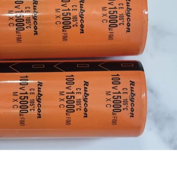 Elco 15000uf 100v Rubycon Orange