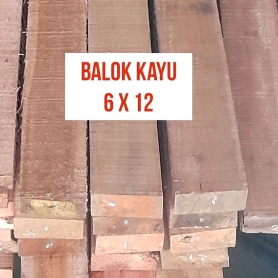 Balok 6x12 Meranti Per Batang / Balok 6x12 / Kayu Balok 612 / Balok Kayu 6x12 Meranti