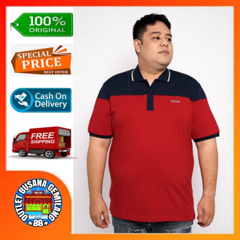 Cressida original Kaos polo pria jumbo Kaos kerah pria jumbo Kaos polo jumbo CRESSIDA Kaos kerah jum