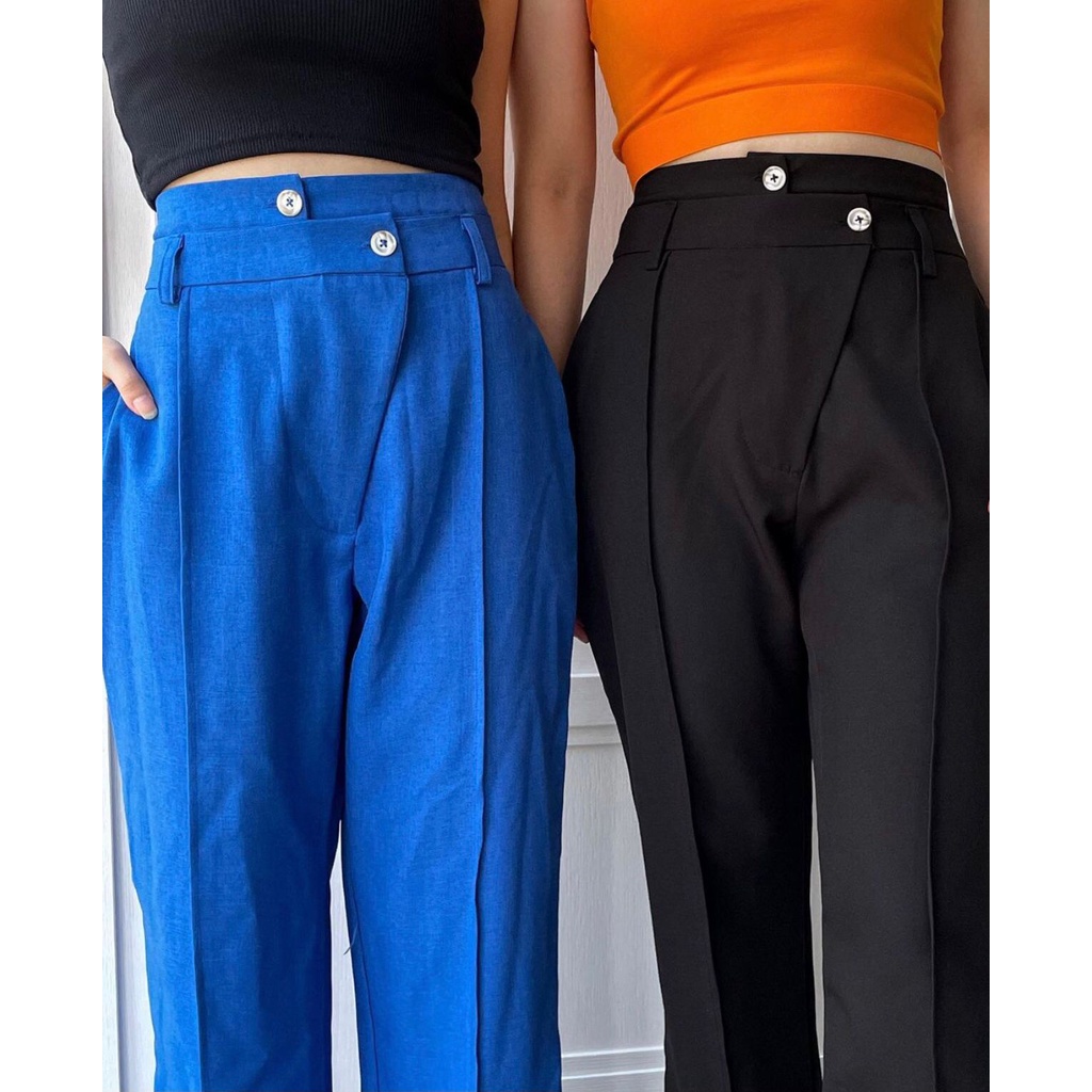 POTTIE - Gauri Pants - Long Culottes High Waist - Celana Panjang Wanita